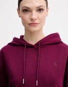 CALVIN KLEIN JEANS суичър с качулка дамски от памук виолетов LV047C224G