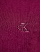CALVIN KLEIN JEANS суичър с качулка дамски от памук виолетов LV047C224G