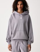 CALVIN KLEIN JEANS суичър с качулка дамски с памук сив LV047H223G