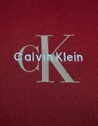 CALVIN KLEIN JEANS суичър с качулка мъжки памучен бордо LV04RD243G