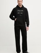 CALVIN KLEIN JEANS суичър с качулка мъжки с памук черен LV04RF247G