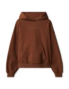 CALVIN KLEIN JEANS суичър с качулка за деца от памук кафяв LVCKFJB12G
