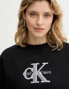 CALVIN KLEIN JEANS Суичър в черно с апликация LV047E825G