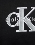 CALVIN KLEIN JEANS Суичър в черно с апликация LV047E825G