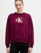 CALVIN KLEIN JEANS Суичър в лилаво с апликация LV047E825G