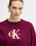 CALVIN KLEIN JEANS Суичър в лилаво с апликация LV047E825G