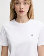 CALVIN KLEIN JEANS тениска basic дамска от памук бяла LV047B224G