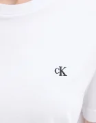 CALVIN KLEIN JEANS тениска basic дамска от памук бяла LV047B224G
