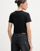 CALVIN KLEIN JEANS тениска basic от памук с еластан черна LV047AB213