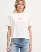 CALVIN KLEIN JEANS тениска дамска от памук бежова