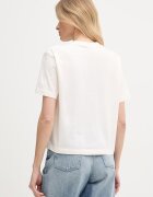 CALVIN KLEIN JEANS тениска дамска от памук бежова