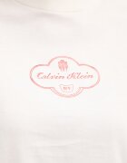 CALVIN KLEIN JEANS тениска дамска от памук бежова