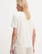 CALVIN KLEIN JEANS тениска дамска от памук бежова LV047C912G