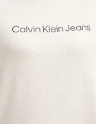 CALVIN KLEIN JEANS тениска дамска от памук бежова LV047C912G