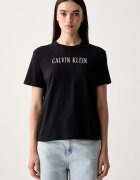 CALVIN KLEIN JEANS тениска дамска от памук черна LV047H803G