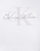 CALVIN KLEIN JEANS тениска дамска от памук с еластан бяла LV047H843G