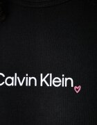 CALVIN KLEIN JEANS тениска дамска с памук черна LV047H835G