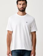 CALVIN KLEIN JEANS тениска мъжка от памук бяла LV04RC275G