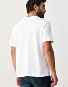 CALVIN KLEIN JEANS тениска мъжка от памук бяла LV04RC275G
