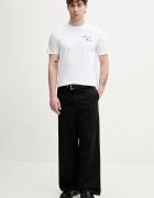 CALVIN KLEIN JEANS тениска мъжка от памук бяла LV04RG837G