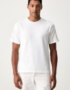 CALVIN KLEIN JEANS тениска мъжка от памук бяла LV04RH201G