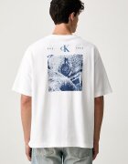 CALVIN KLEIN JEANS тениска мъжка от памук бяла LV04RH803G