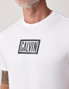 CALVIN KLEIN JEANS тениска мъжка от памук бяла LV04RH818G