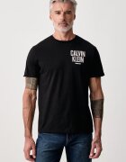 CALVIN KLEIN JEANS тениска мъжка от памук черна LV04RH816G