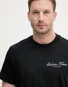 CALVIN KLEIN JEANS тениска мъжки от памук черна LV04RF822G