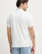 CALVIN KLEIN JEANS тениска с яка мъжка памучна бяла LV040EM269
