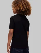CALVIN KLEIN JEANS тениска за деца от памук черна LVCKFJA22B