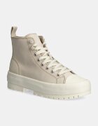 CALVIN KLEIN JEANS Велурени кецове LUGGED HYBRID MID LACEUP SUEDE