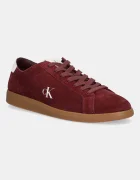CALVIN KLEIN JEANS Велурени маратонки LOW PROFILE CUPSOLE SU