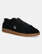 CALVIN KLEIN JEANS Велурени маратонки LOW PROFILE CUPSOLE SU