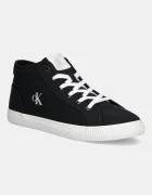 CALVIN KLEIN JEANS Високи кецове ESS VULC MID MG CANVAS