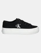 CALVIN KLEIN JEANS VULC FLATFORM LOW CV MG ниски кецове дамски черни ниски YW0YW01763