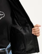 CALVIN KLEIN JEANS Яке в черно преходен модел с уголемена кройка LV047E507G