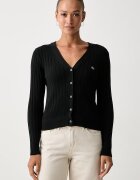 CALVIN KLEIN JEANS жилетка дамска от памук черна LV047H305G