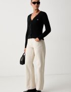 CALVIN KLEIN JEANS жилетка дамска от памук черна LV047H305G