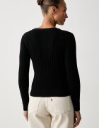 CALVIN KLEIN JEANS жилетка дамска от памук черна LV047H305G