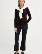 CALVIN KLEIN JEANS Жилетка с вълна в кафяво LV044E307G