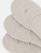 CALVIN KLEIN Къси чорапи (3 чифта) в бежово 701234370
