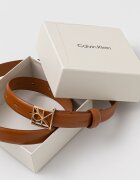 CALVIN KLEIN колан дамски кафяв LV04F7072G