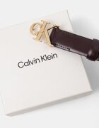 CALVIN KLEIN колан дамски от кожа бордо LV04F7074G