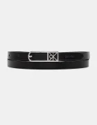 CALVIN KLEIN колан дамски от кожа черен LV04F7057G