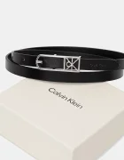 CALVIN KLEIN колан дамски от кожа черен LV04F7057G