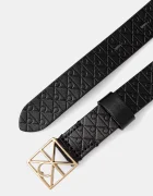 CALVIN KLEIN колан дамски от кожа черен LV04F7063G