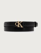 CALVIN KLEIN колан дамски от кожа черен LV04F7085G