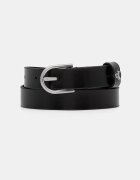 CALVIN KLEIN колан дамски от кожа черен LV04F7107G