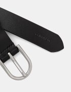 CALVIN KLEIN колан дамски от кожа черен LV04F7107G